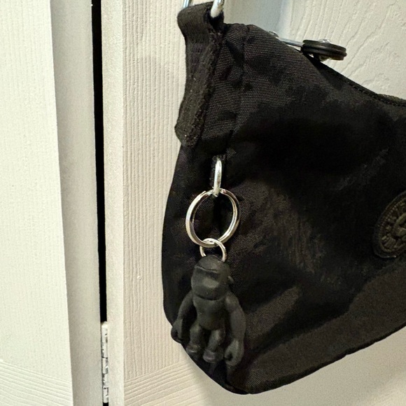 NWOT Kipling Ayda Nylon Shoulder Bag - Black - Picture 4 of 7